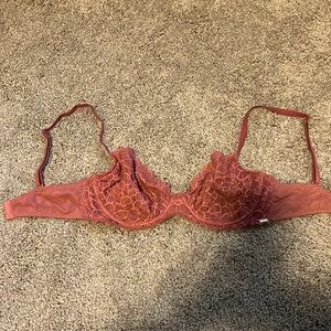 Victoria’s Secret Lace Bra.  No padding.